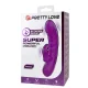 Monica vibrador doble estimulación para punto G y clítoris recargable morado - Pretty Love