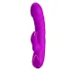 Monica vibrador doble estimulación para punto G y clítoris recargable morado - Pretty Love