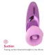 Succionador de clítoris con vibración Pleasure Sucker morado - Fantasy For Her