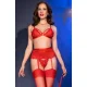 Conjunto 5 piezas rojo CR 4895 - Chilirose