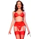 Conjunto 5 piezas rojo CR 4895 - Chilirose