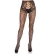 Medias de red con panty sin entrepierna negro talla única 1966 - Leg Avenue