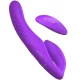 Vibrador doble penetracion control remoto 9 niveles violeta - Fantasy For Her