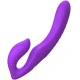 Vibrador doble penetracion control remoto 9 niveles violeta - Fantasy For Her