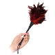 Plumero Frisky negro y rojo - Fetish Fantasy Series