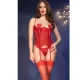 Set corset rojo CR 4893 - Chilirose