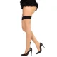 Medias de spandex con costura trasera negro talla única 1963 - Leg Avenue