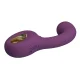 Brynnlee vibrador con estimulador oral recargable 10 vibraciones y 5 funciones de lamido morado - Pretty Love