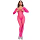Bodystocking malla rosa neon S/M CR 4894 - Chilirose