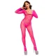 Bodystocking malla rosa neon S/M CR 4894 - Chilirose