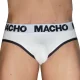 Slip clásico blanco + negro MCH006 - Macho