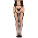 Medias de liguero con encaje negro talla única 1968 - Leg Avenue