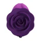 Estimulador de clítoris 7 modos recargable forma rosa morada - Pretty Love