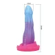 Void Python dildo fantasía con ventosa 20,5 cm Ø 5,2 cm azul, lila y rosa - Power Monsters