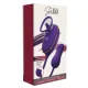 Succionador de clítoris con efecto Licking y estimulador anal morado - She.e.o