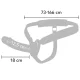 Inferno Strap-On funda para pene con vibración 18 cm - Hidden Desire