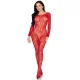 Bodystocking de lencería de encaje talla única 89366 - Leg Avenue