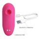 Arila succionador de clítoris con vibración recargable rosa - Pretty Love