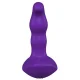 Estimulador anal vibrador rotativo con control remoto morado - She.e.o