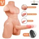 Marty torso con ano y dildo realístico con empuje y vibración control remoto 6,2 kg - Intense Deep Touch