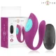 Annie estimulador & vibrador forma de U morado control remoto - Intense