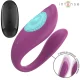 Annie estimulador & vibrador forma de U morado control remoto - Intense