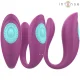 Annie estimulador & vibrador forma de U morado control remoto - Intense