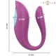 Annie estimulador & vibrador forma de U morado control remoto - Intense