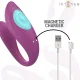 Annie estimulador & vibrador forma de U morado control remoto - Intense