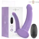 Eddie vibrador 17,5 cm 10 vibraciones morado control remoto - Intense