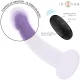Eddie vibrador 17,5 cm 10 vibraciones morado control remoto - Intense