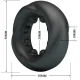 Daquez anillo silicona modelo 4 - Crazy Bull