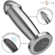 Plug anal 10 vibraciones metal en forma de dildo con control remoto M - Intense