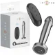 Plug anal 10 vibraciones metal en forma de dildo con control remoto S - Intense