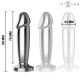 Plug anal 10 vibraciones metal en forma de dildo con control remoto S - Intense