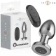 Plug anal 10 vibraciones metal con control remoto L - Intense