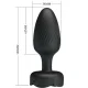 Varian plug anal con luz LED 10,8 cm - Pretty Love