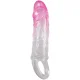 Odes funda realística alargadora de 2 cm para pene rosa - Pretty Love