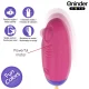 Love Pleasure huevo Vibro-Wave Tapping silicona, APP mundial gratuita - Oninder Cute