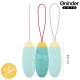 Love Pleasure huevo Vibro-Gemas rotadoras silicona, APP mundial gratuita - Oninder Cute