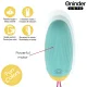 Love Pleasure huevo Vibro-Gemas rotadoras silicona, APP mundial gratuita - Oninder Cute