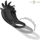 Mabel anillo vibrador 10 vibraciones con estimulador de clítoris negro - Intense