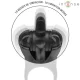 Mabel anillo vibrador 10 vibraciones con estimulador de clítoris negro - Intense