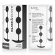 Harry rosario anal 3 esferas silicona 14 cm - Black&silver