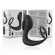 Masajeador anal control remoto silicona recargable negro - Black&silver
