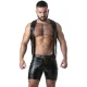 Punch Hole Leatherette Chaleco - Locker Gear