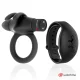 Agron Remote control Cockring Watchme - Black&silver