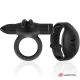 Agron Remote control Cockring Watchme - Black&silver