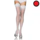 leg avenue medias rojas con encaje autoadhesivas