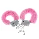 esposas de peluche rosa